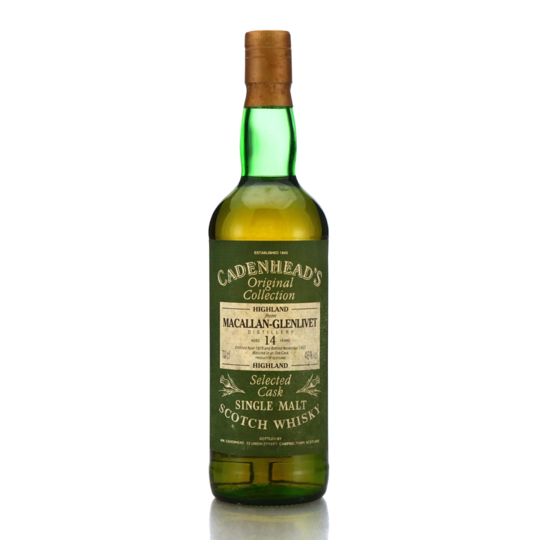Macallan 1979 Cadenhead's 14 Year Old