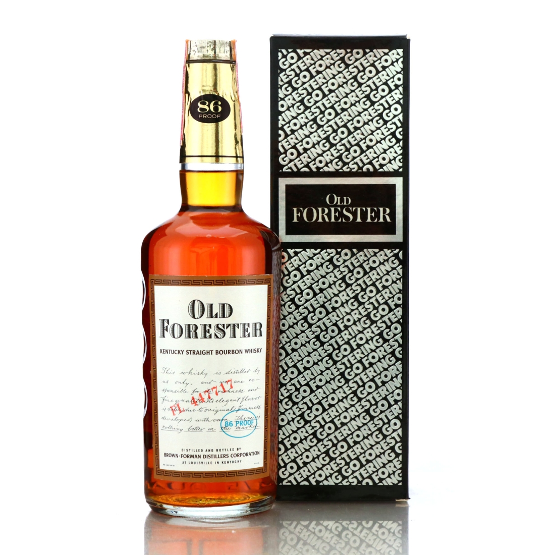 Old Forester Kentucky Straight Bourbon 1982