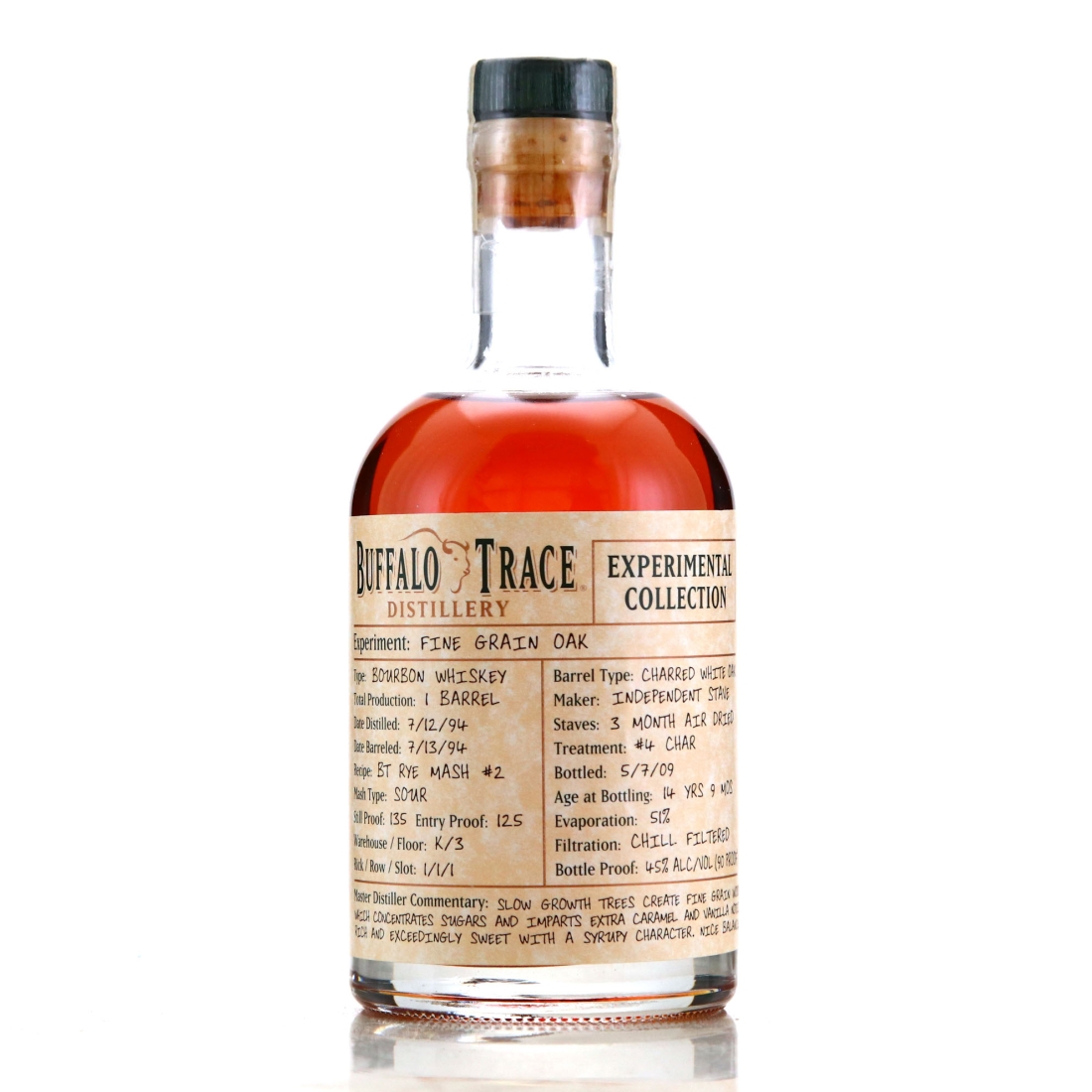 Buffalo Trace 1994 Experimental Collection 14 Year Old 37.5cl / Fine Grain Oak