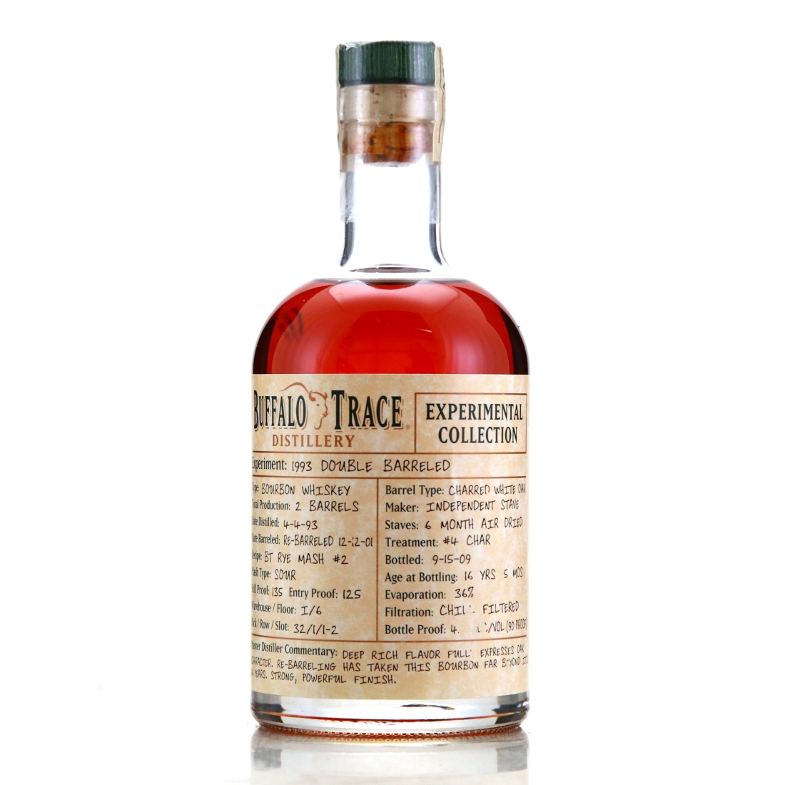 Buffalo Trace 1993 Experimental Collection 16 Year Old 37.5cl / Double Barrelled