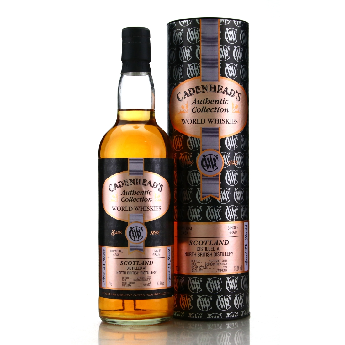 North British 21 Year Old Cadenhead's World Whiskies