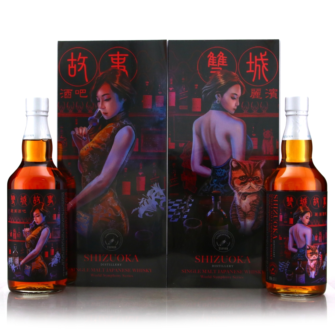 Shizuoka 2018 Single Bourbon Cask 2 x 70cl / Taiwan Mona Ho