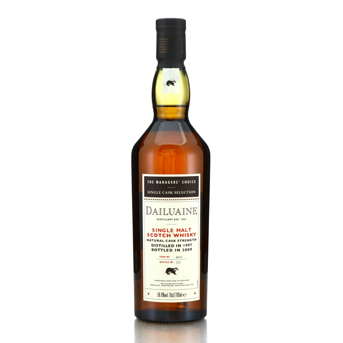 Dailuaine 1997 Managers' Choice