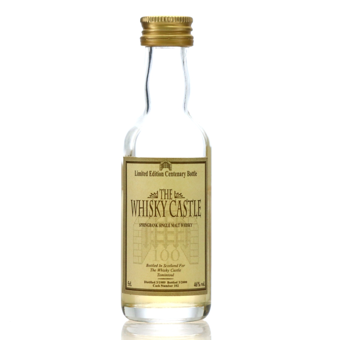 Springbank 1989 The Whisky Castle Miniature