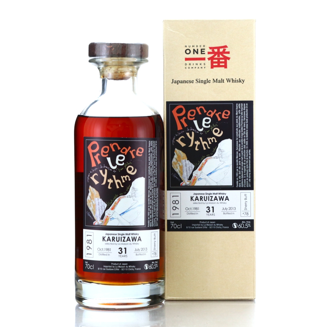 Karuizawa 1981 Single Cask 31 Year Old #78 / Prendre le Rythme