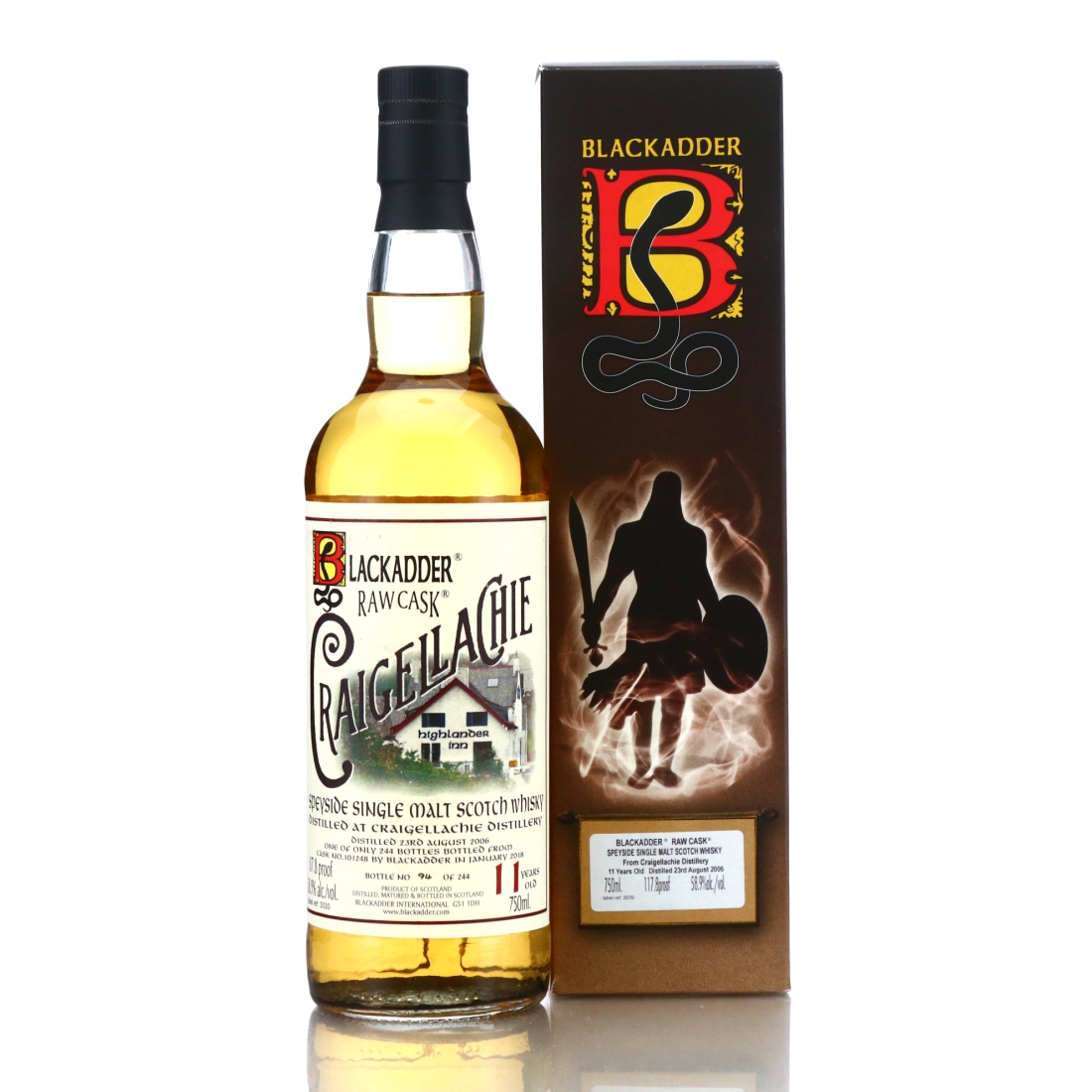 Craigellachie 2006 Blackadder 11 Year Old Raw Cask 75cl / US Import