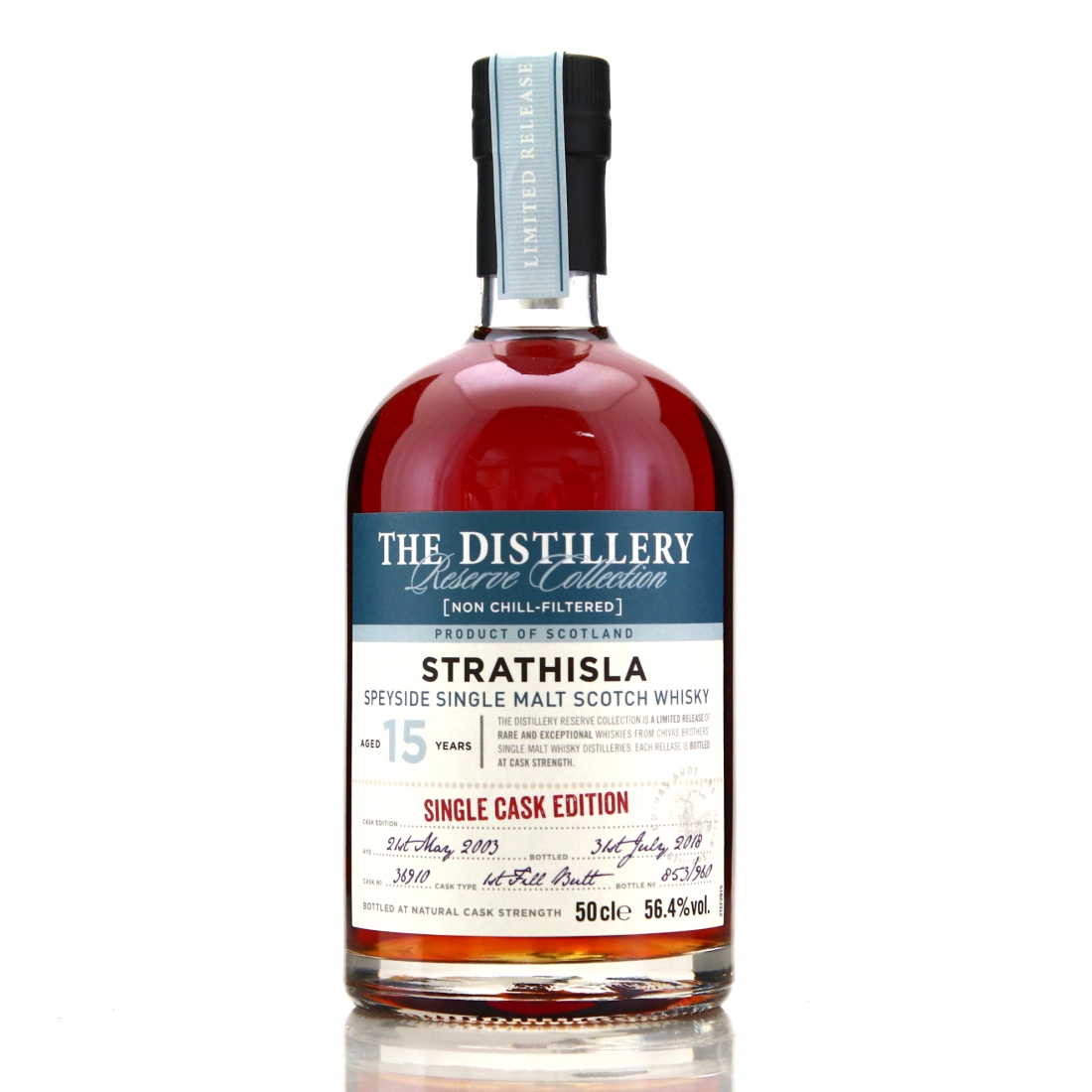 Strathisla 2003 Reserve Collection 15 Year Old 50cl / Single Cask Edition