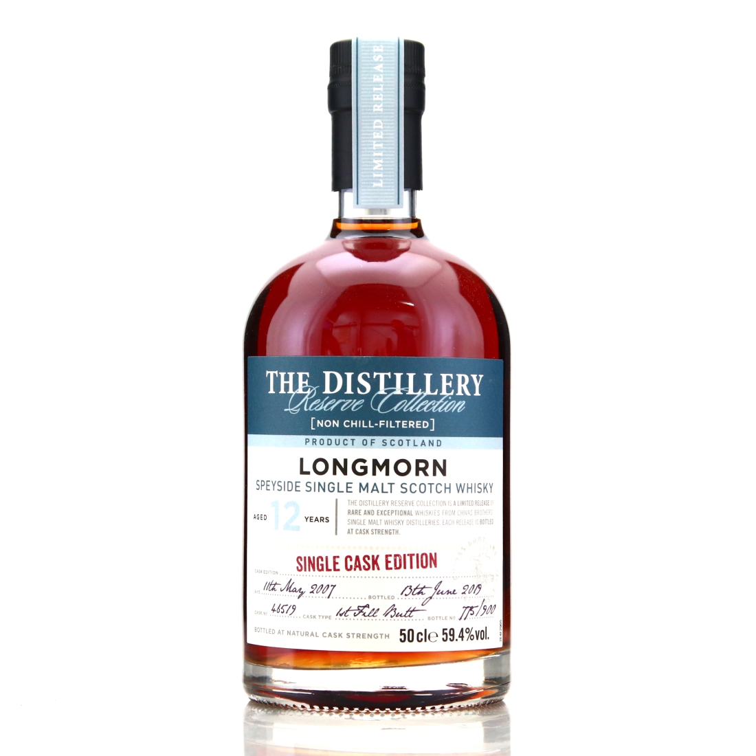 Longmorn 2007 Reserve Collection 12 Year Old 50cl / Single Cask Edition
