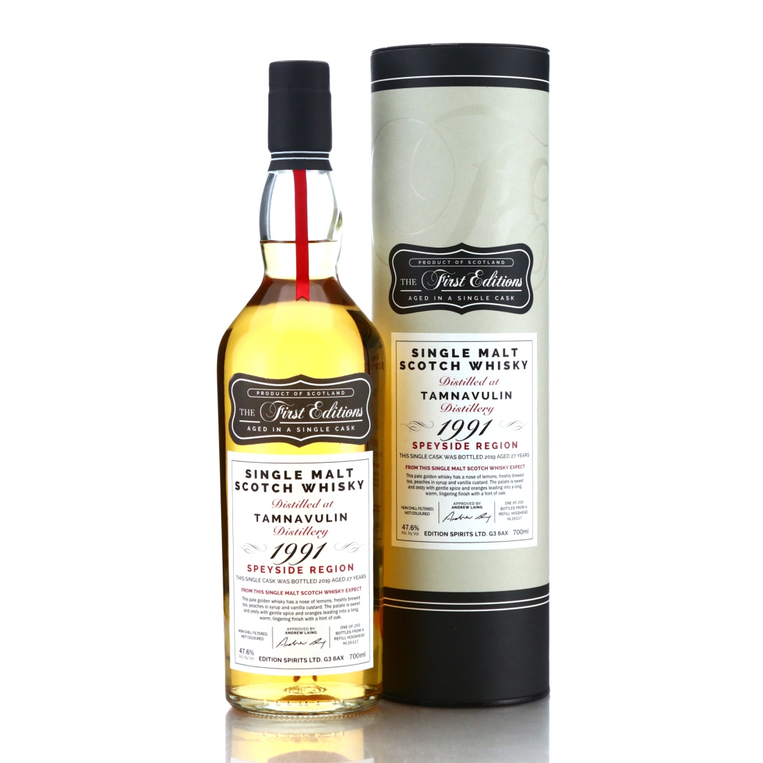 Tamnavulin 1991 First Editions 27 Year Old