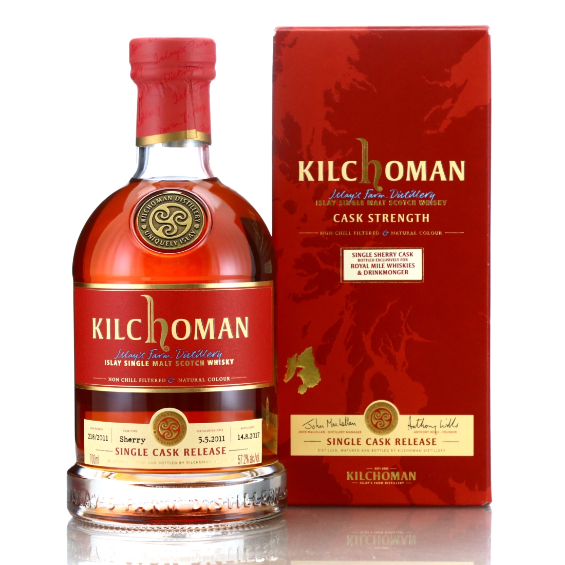 Kilchoman 2011 Single Sherry Cask #218 / RMW & Drinkmonger