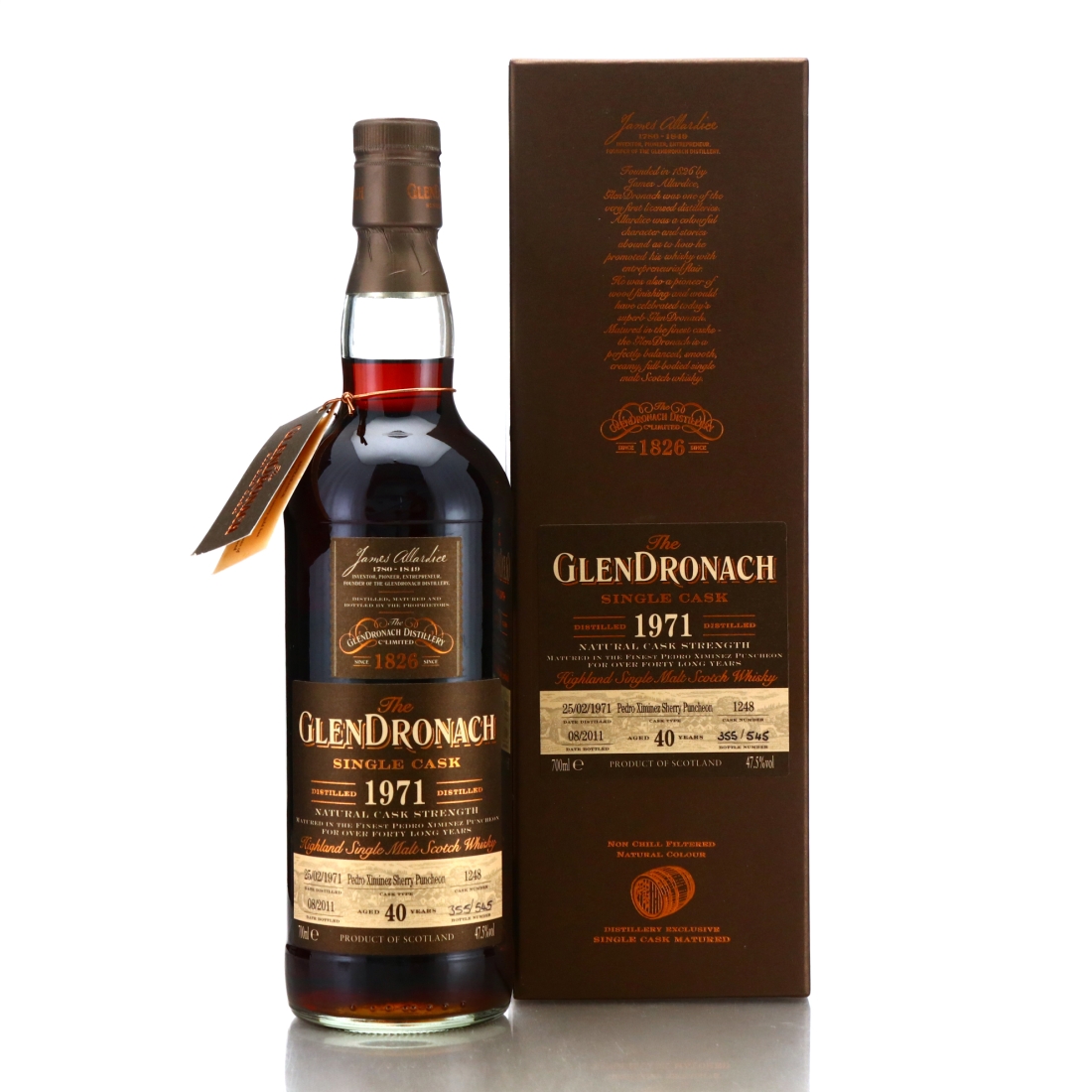 Glendronach 1971 Single PX Cask 40 Year Old #1248