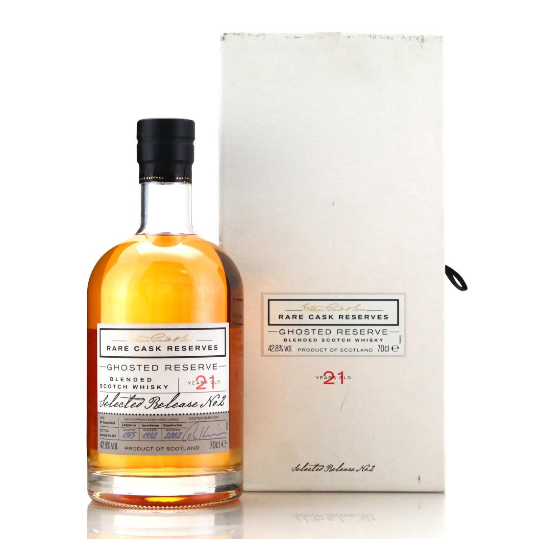 William Grant and Sons 21 Year Old Ghosted Reserve Batch No.2 