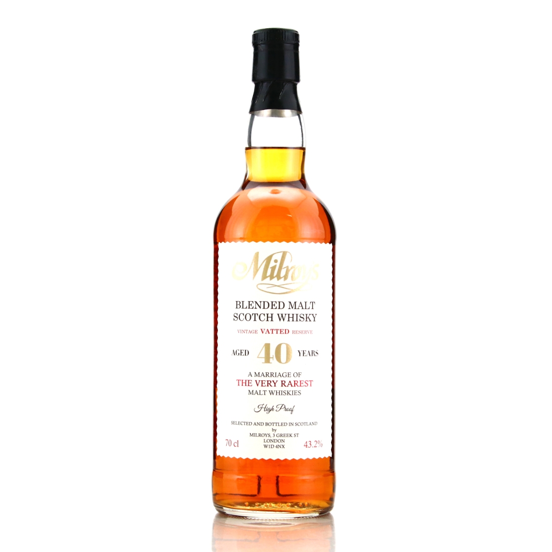 Milroy's 40 Year Old Blended Malt