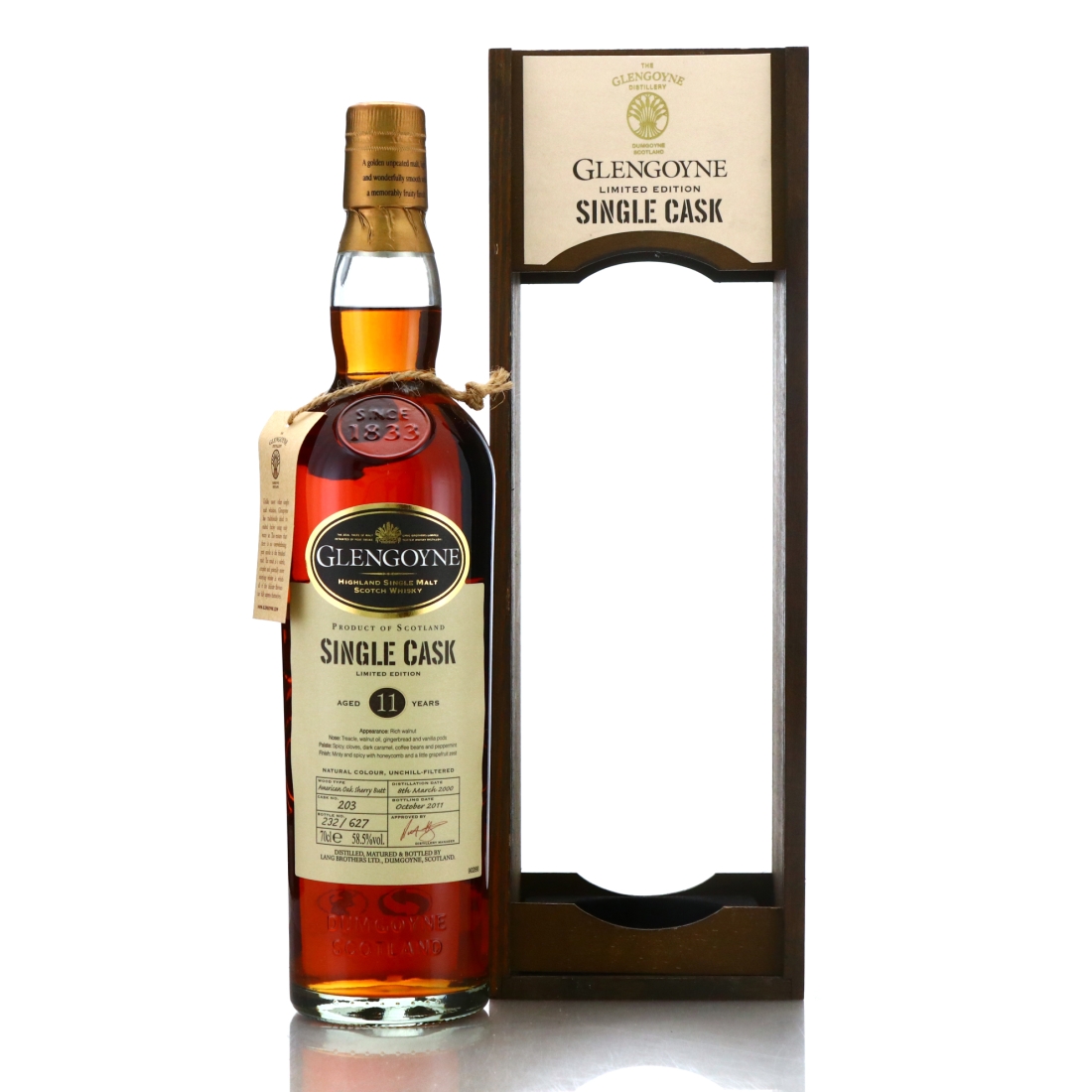 Glengoyne 2000 Single Sherry Cask 11 Year Old #203