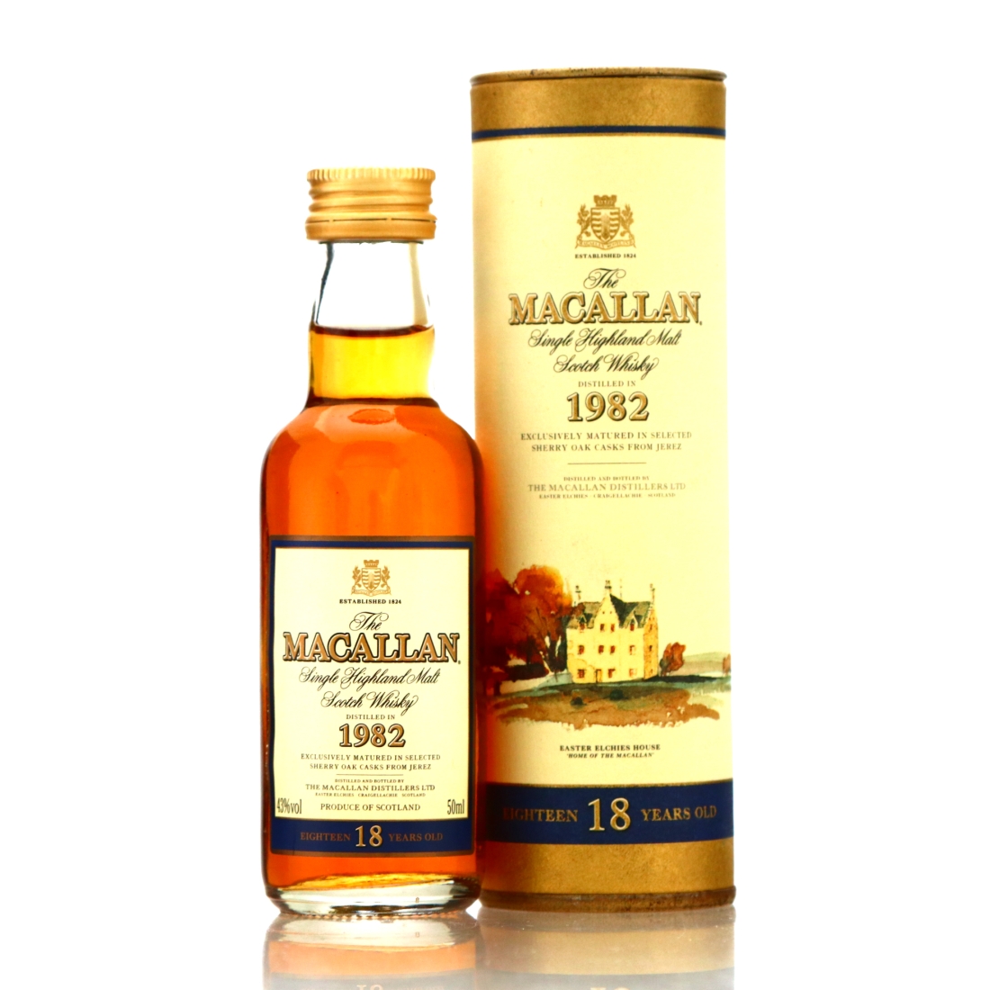 Macallan 1982 18 Year Old Miniature