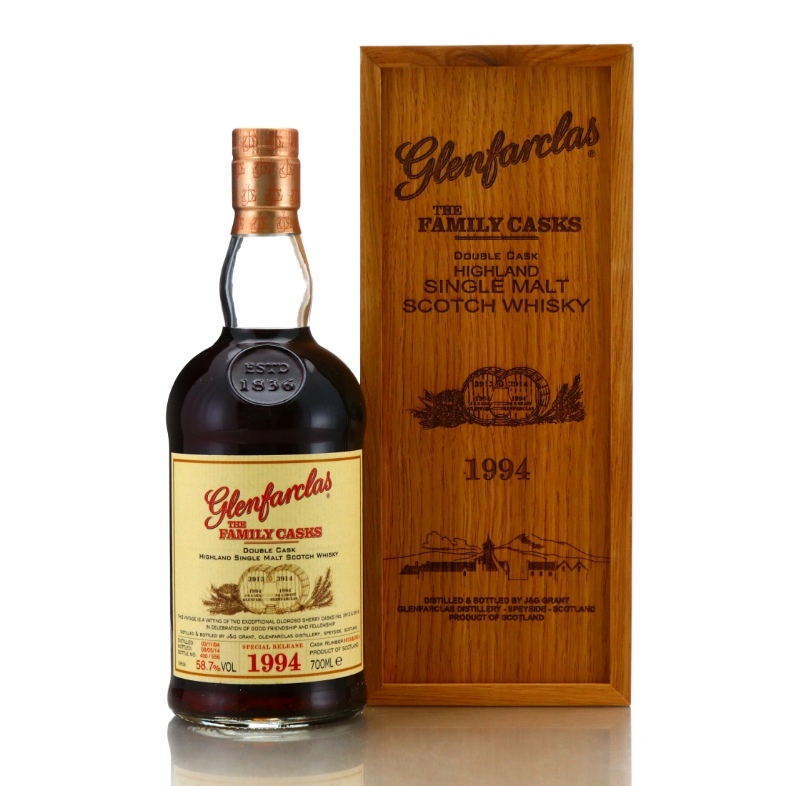 Glenfarclas 1994 Family Cask Double Cask #3913-14 / Special Release