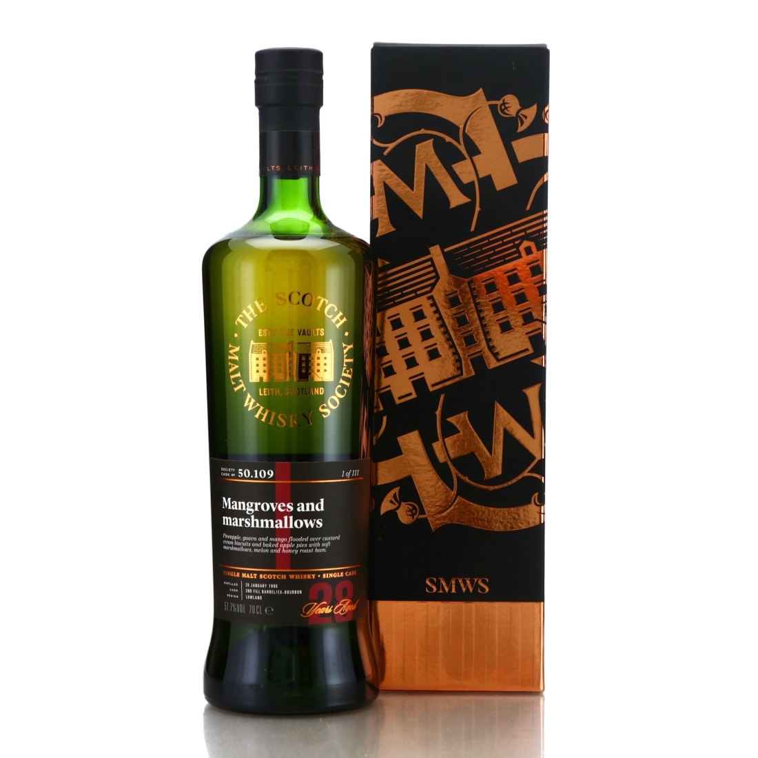 Bladnoch 1990 SMWS 28 Year Old 50.109