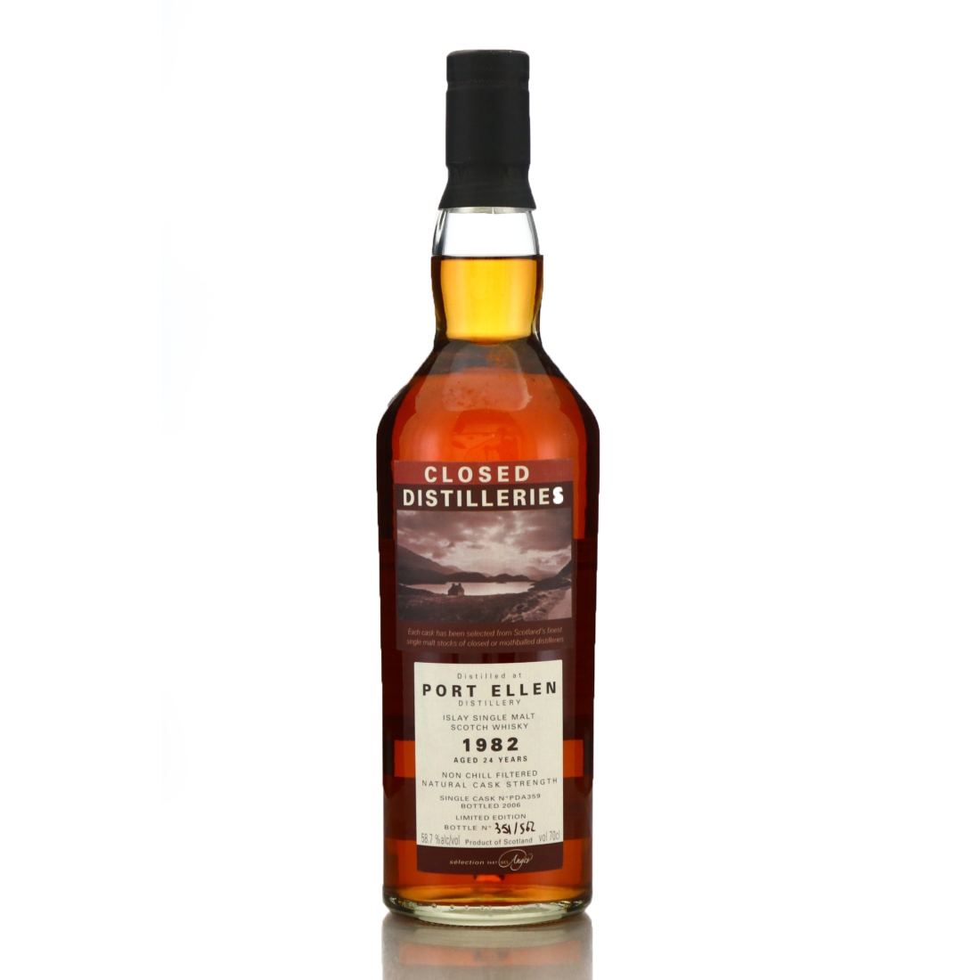 Port Ellen 1982 Part des Anges 24 Year Old / Closed Distilleries