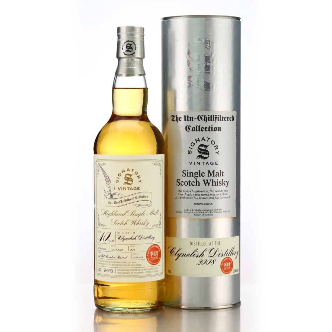 Clynelish 2008 Signatory Vintage 10 Year Old / TWE