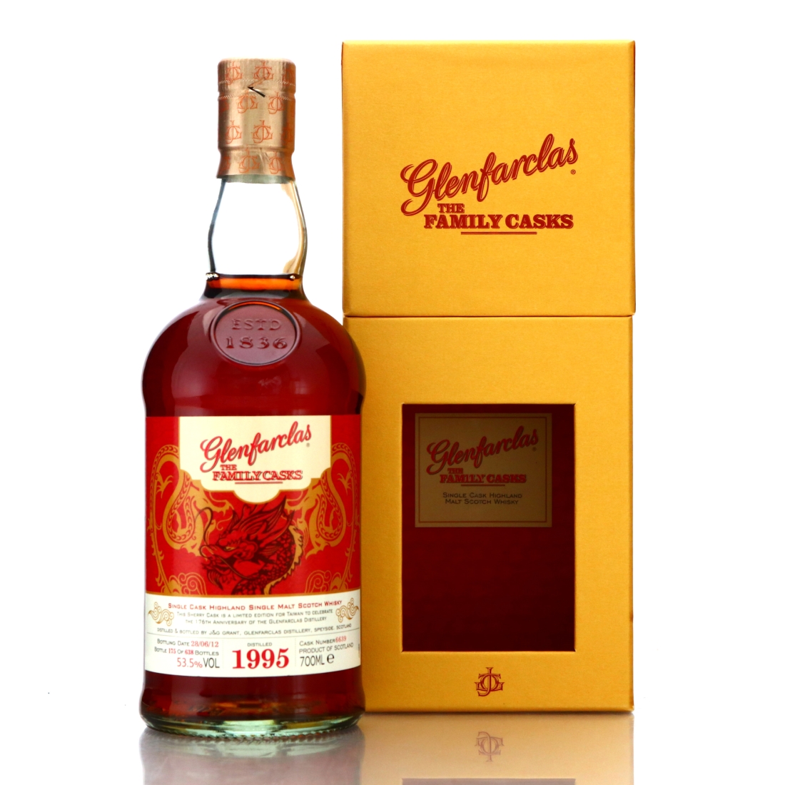 Glenfarclas 1995 Family Cask #6639 / Dragon Series - Taiwan
