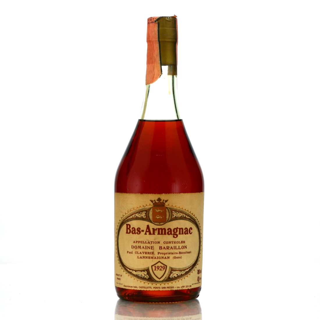 Domaine de Baraillon 1929 Bas Armagnac