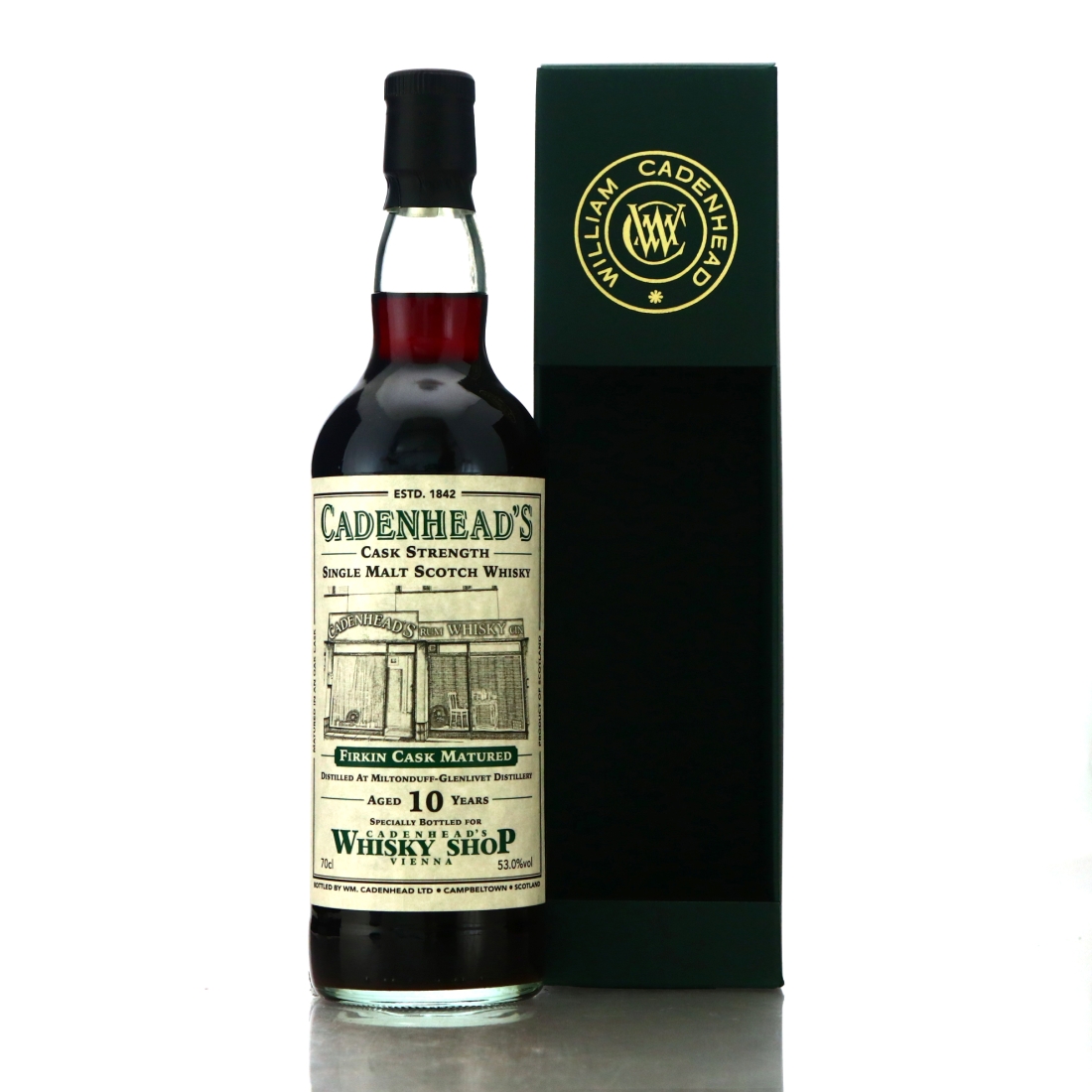 Miltonduff 10 Year Old Cadenhead's Firkin Cask / Vienna Shop