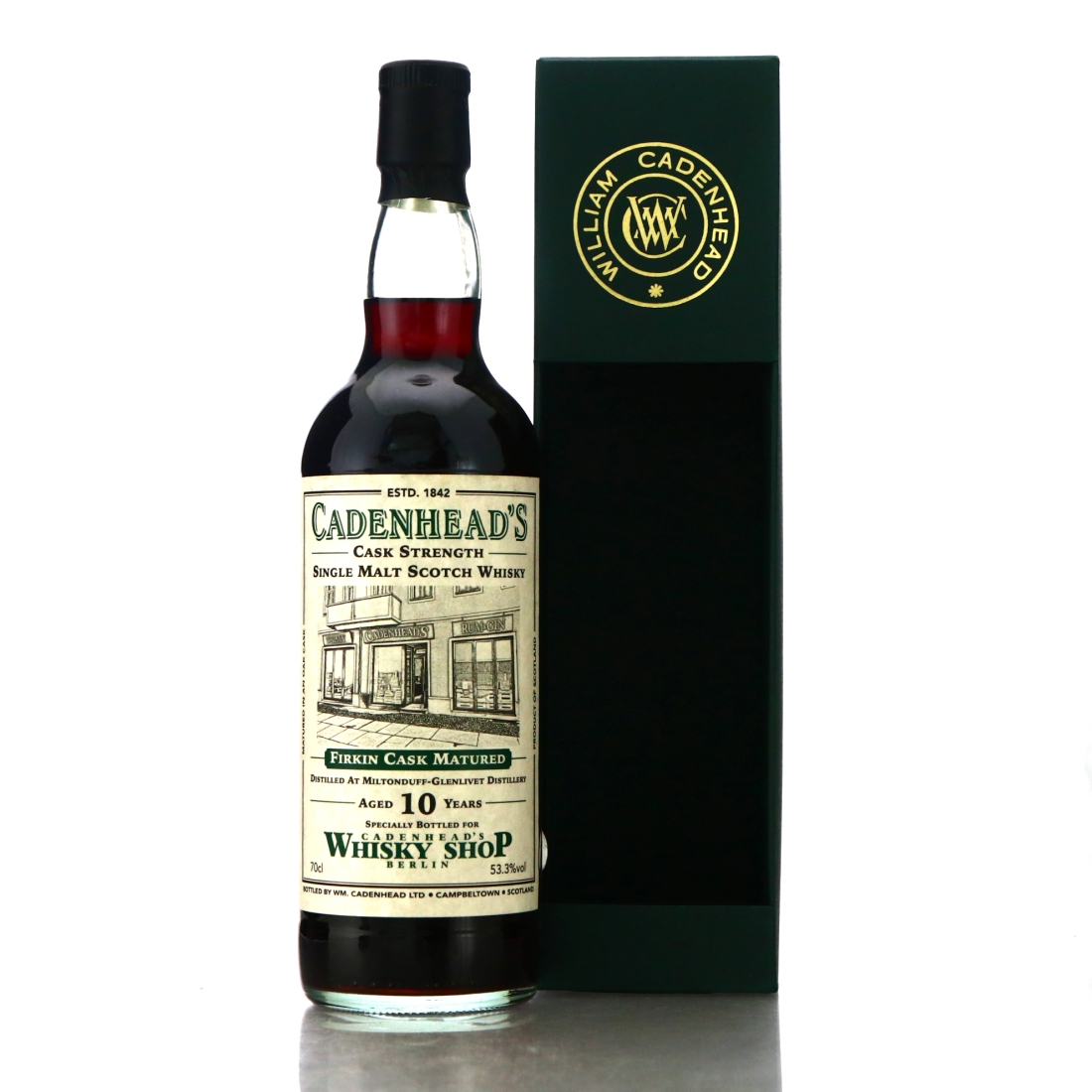 Miltonduff 10 Year Old Cadenhead's Firkin Cask / Berlin Shop
