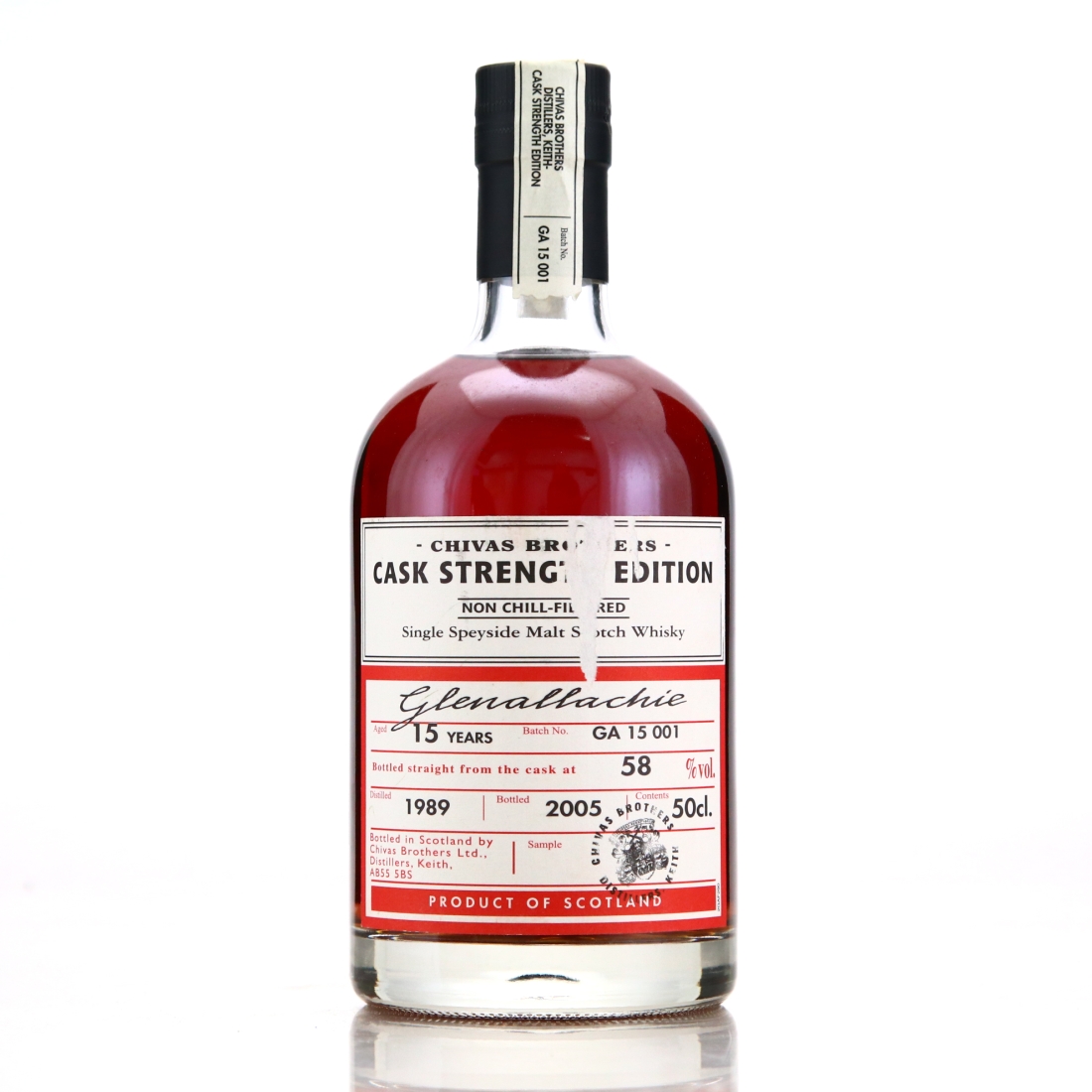 Glenallachie 1989 Cask Strength 15 Year Old Batch #1