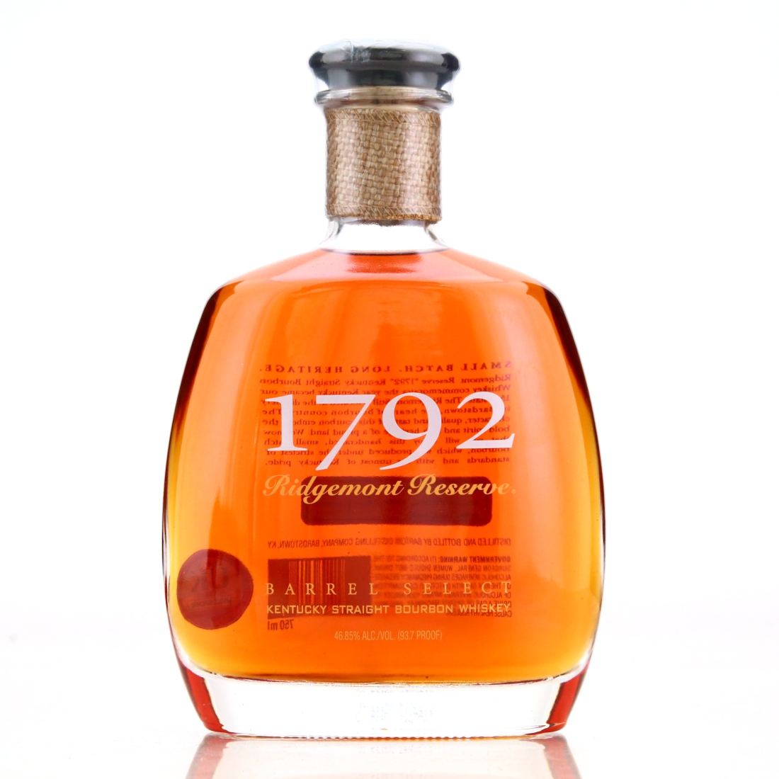 Barton 1792 Ridgemont Reserve Small Batch Kentucky Bourbon