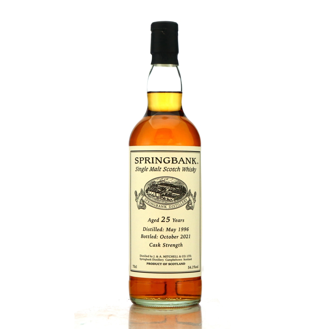 Springbank 1996 Cask Strength 25 Year Old