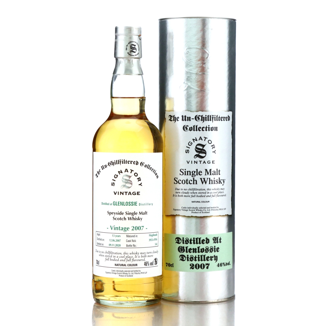 Glenlossie 2007 Signatory Vintage 13 Year Old