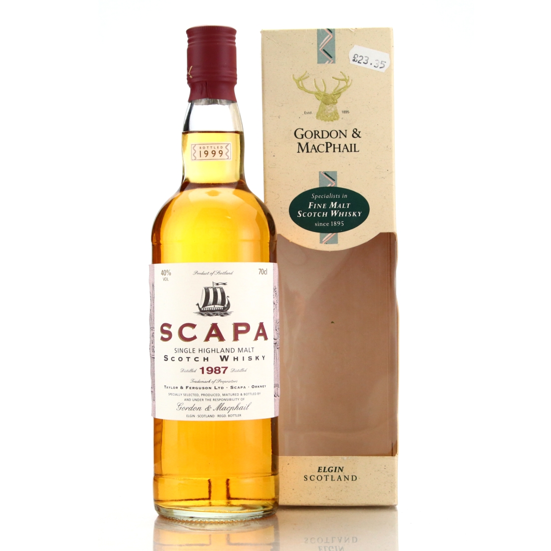 Scapa 1987 Gordon and MacPhail