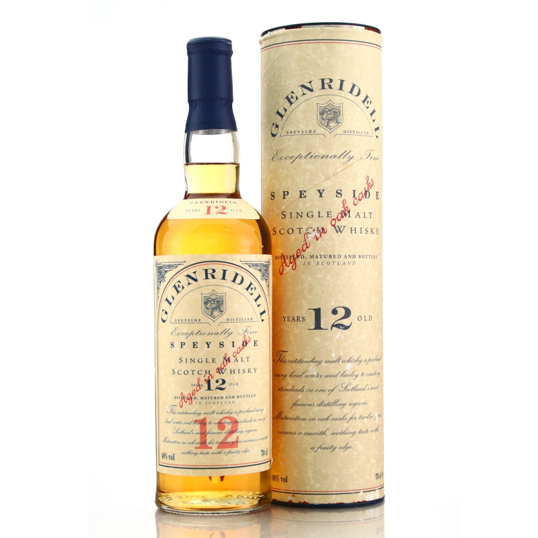 Glenridell 12 Year Old Speyside Single Malt