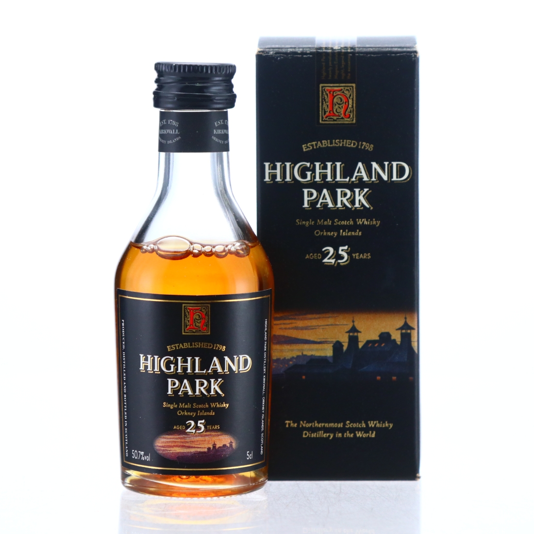 Highland Park 25 Year Old Miniature early 2000s