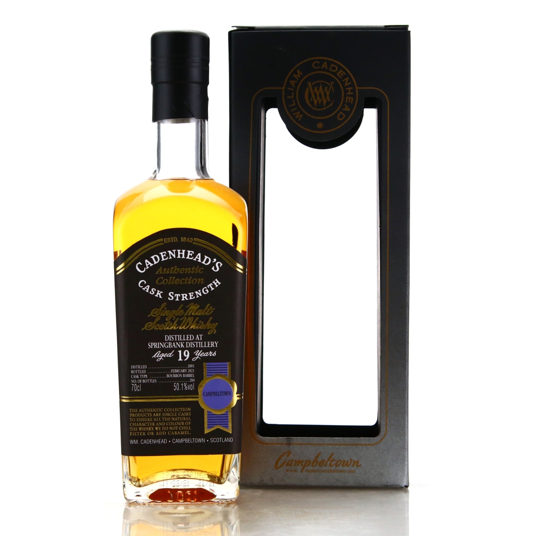 Springbank 2001 Cadenhead's 19 Year Old
