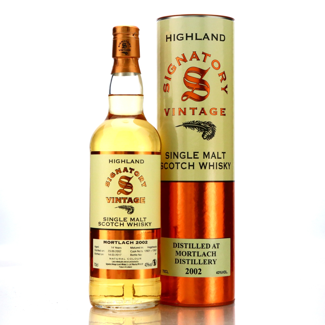 Mortlach 2002 Signatory Vintage 14 Year Old