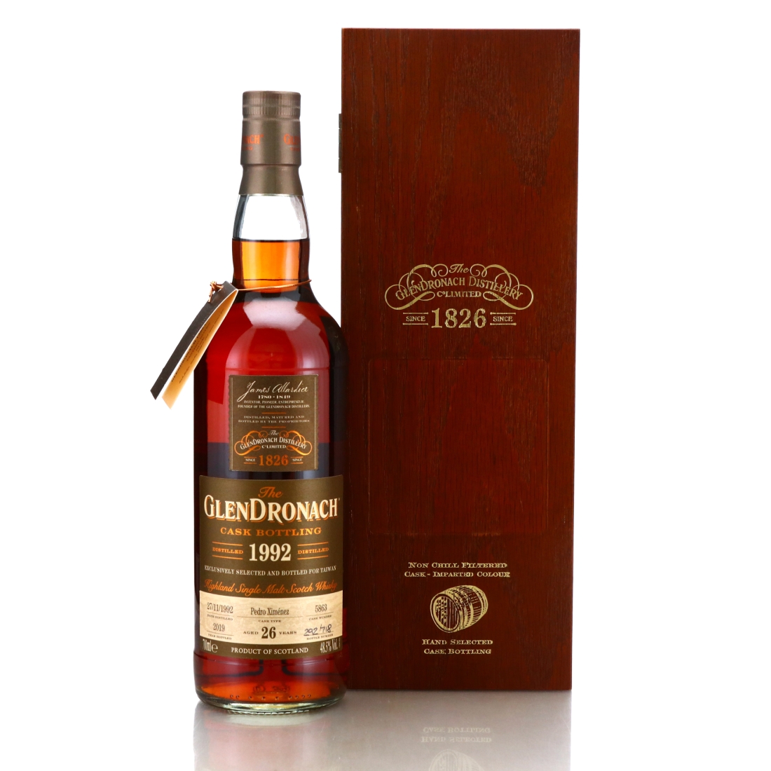 Glendronach 1992 Single PX Cask 26 Year Old #5863 / Taiwan