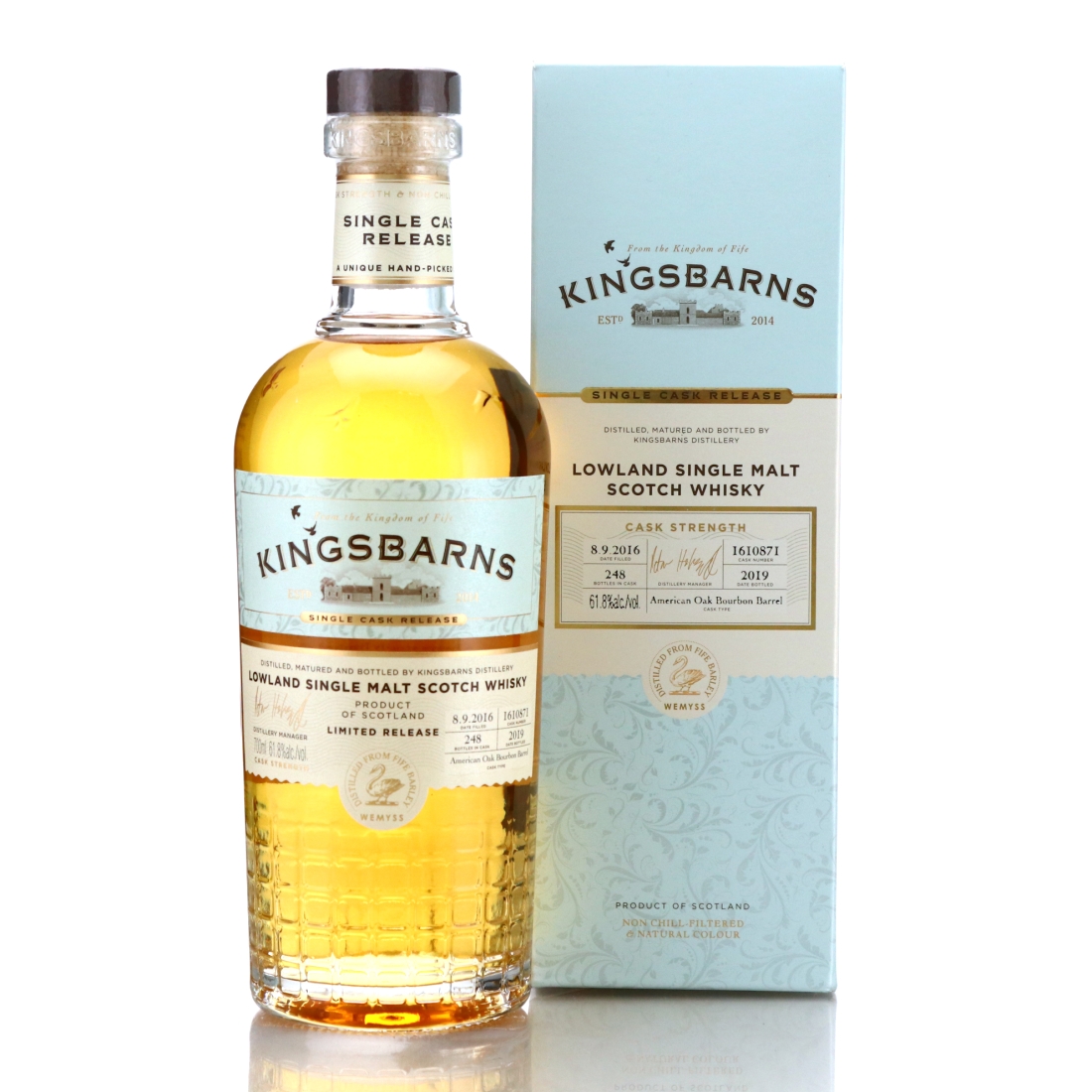 Kingsbarns 2016 Single Bourbon Cask #1610871