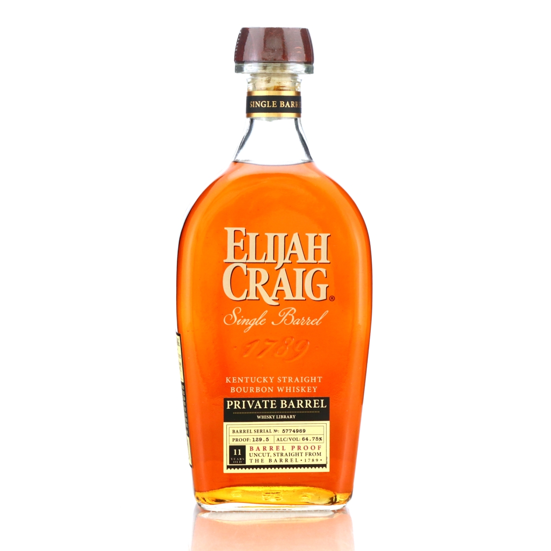 Elijah Craig 11 Year Old Barrel Proof Single Barrel #5774969 / Whisky Library