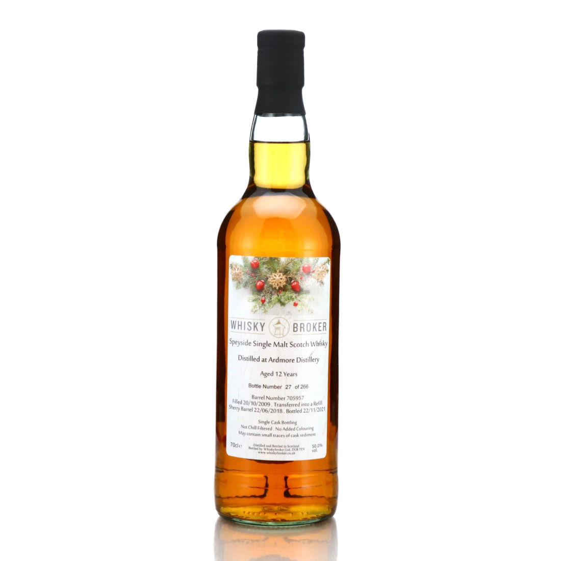 Ardmore 2009 Whisky Broker 12 Year Old / Christmas 2021