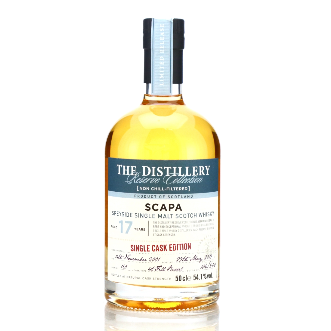Scapa 2001 Reserve Collection 17 Year 50cl / Single Cask Edition