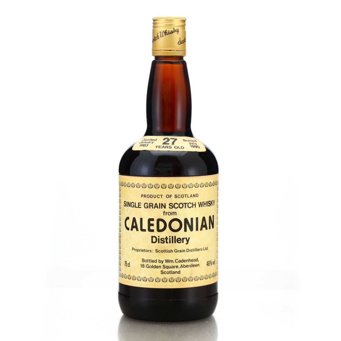 Caledonian 1963 Cadenhead's 27 Year Old
