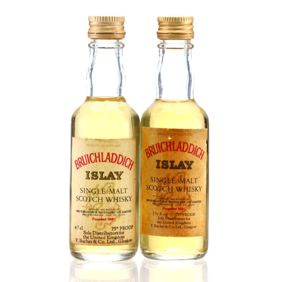 Bruichladdich Miniature x 2
