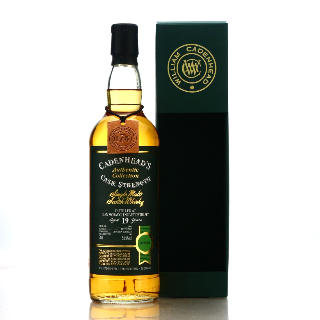 Glen Moray 1998 Cadenhead's 19 Year Old