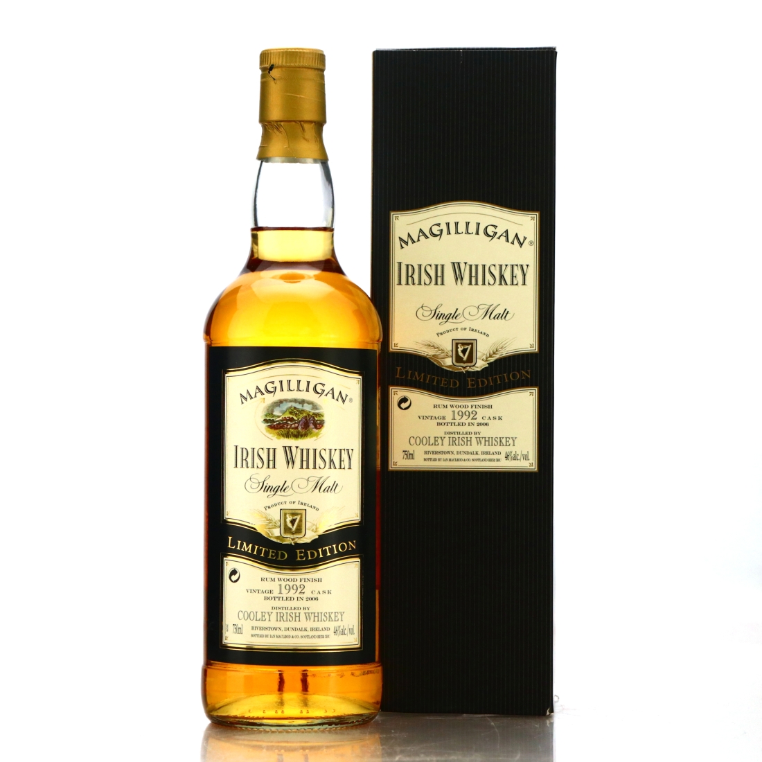 Magilligan 1992 Rum Wood Finish Single Malt / Park Avenue Liquor Shop 75cl / US Import