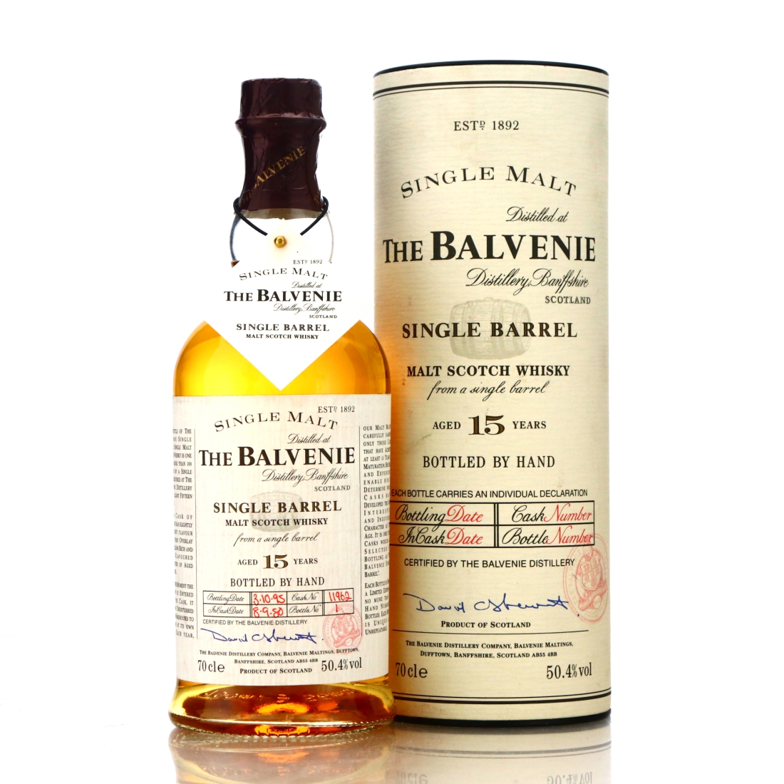 Balvenie 1980 Single Barrel 15 Year Old #11962