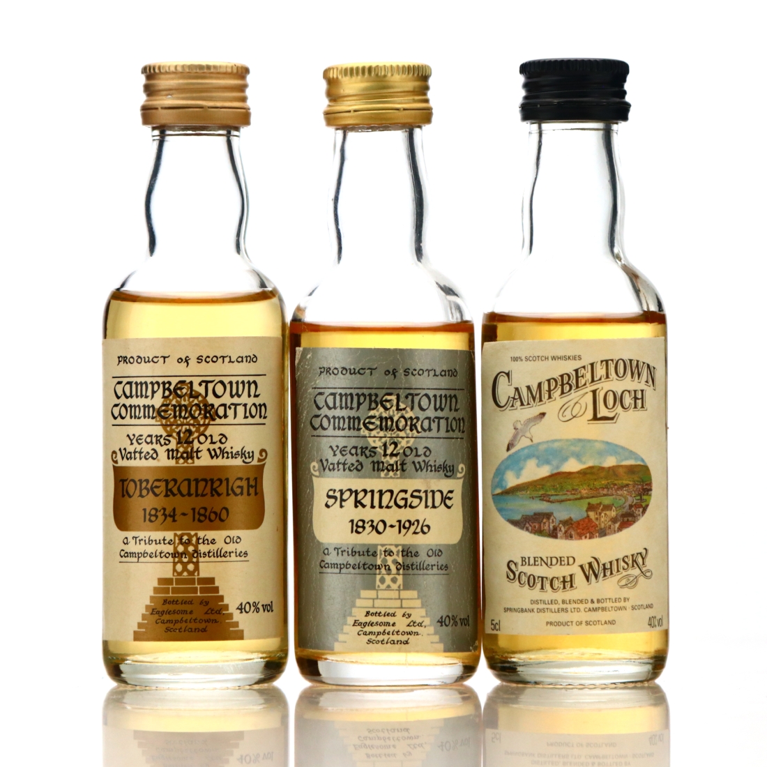 Campbeltown Blended Miniature Selection x 3