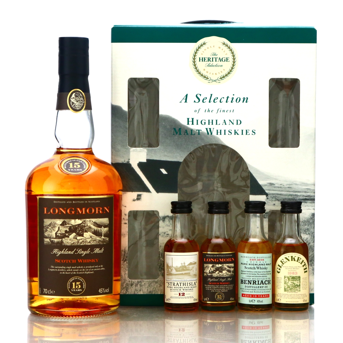 Longmorn 15 Year Old Heritage Selection Gift Pack