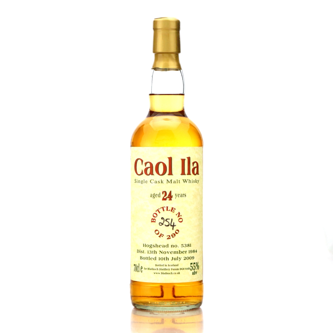 Caol Ila 1984 Bladnoch Forum 24 Year Old
