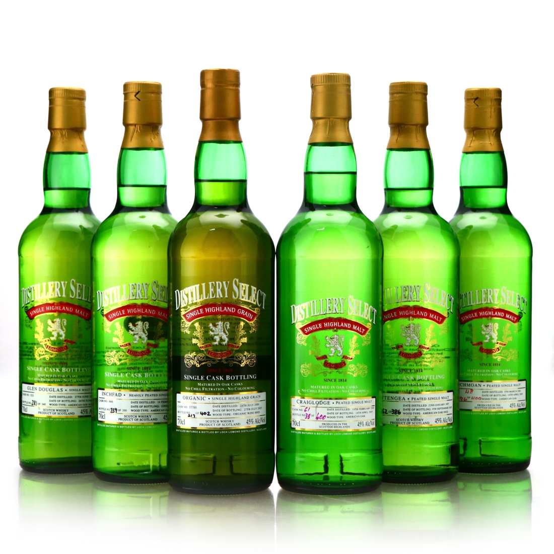 Loch Lomond Distillery Select 6 x 70cl / includes Craiglodge and Inchmoan